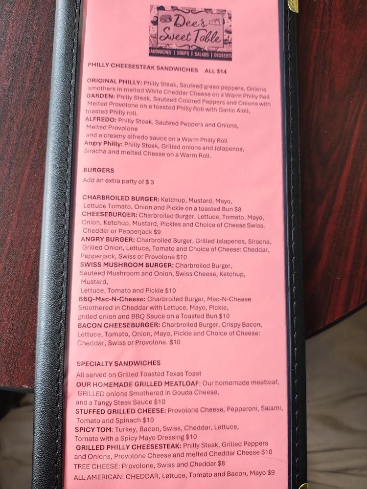 Dee's Sweet Table Menu image 3